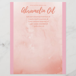 Página do Livro de Sombras: Feitiçaria: Óleo de Ab