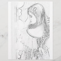 Página para colorir da noiva fofa 