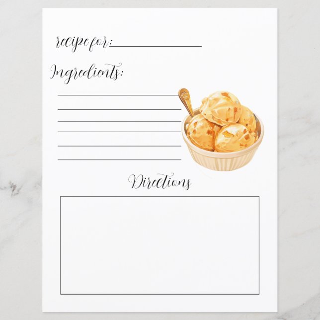 Página Receber Livro para Sorvete Homemade (Frente)