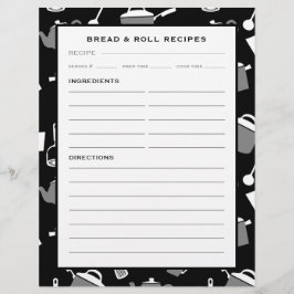 Página Receber Pão e Rolar | Cozinha negra e branc