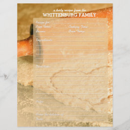 Página Receita da Família Cookie Dough Hearts