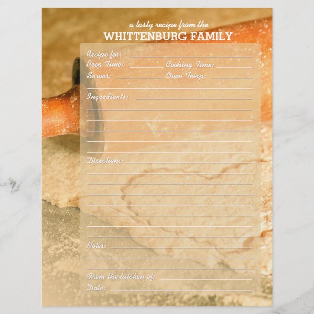 Página Receita da Família Cookie Dough Hearts (Frente)