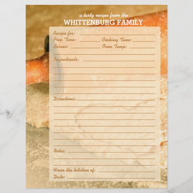 Página Receita da Família Cookie Dough Hearts (Frente)