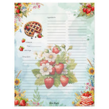 Página Receita do Cheio do Sweet Treat de Morango