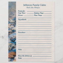 Página Receita Personalizada da Casa do Lago