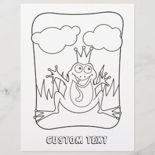 Página Sapo Prince Coloring Book