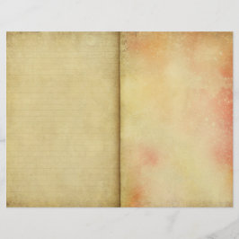 Páginas de Diário de Pergaminho e Cores d'Água