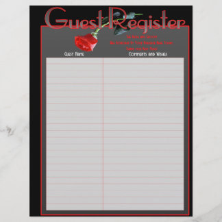 Páginas de Guestbook do Álbum de Casamento