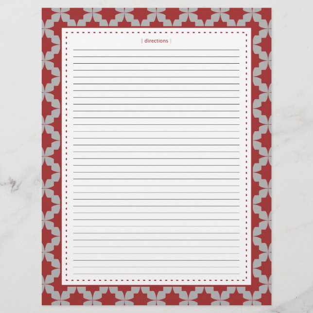 Páginas de Receita Adicional da Estrela Retroativa (Frente)