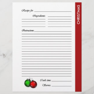 Páginas de Receita frente e verso do NATAL