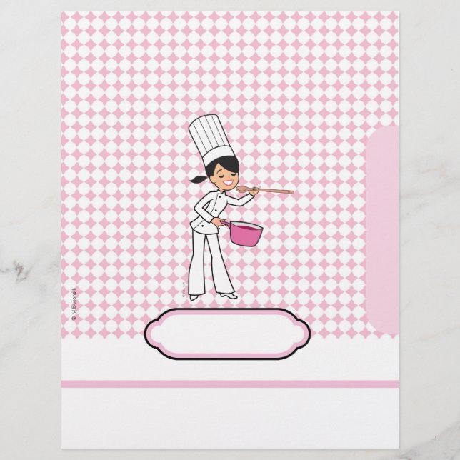 Páginas de Receita Personalizadas em Cuta (Frente)