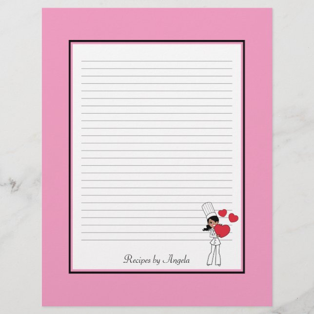 Páginas de Receita Super Cuta Vinculadas (Frente)