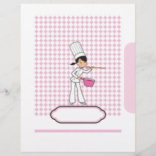 Páginas personalizadas da receita - cozinheiro