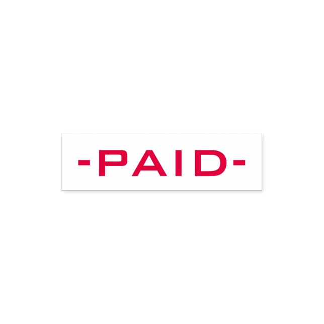 -PAGO- Carimbo de borracha (Design)