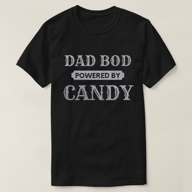 Pai Alimentado Por Camisa De T-Literatura De Candy (Frente do Design)