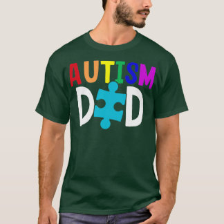Pai Autismo Camisa Autismo Quebra-cabeça de Consci