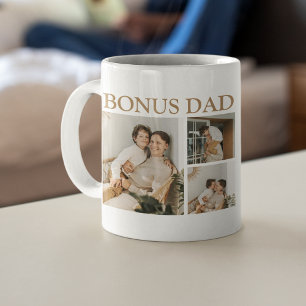 Pai Bonus Moderno   Caneca de Café com Colagem de 