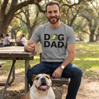 Pai Cachorro, Camiseta Personalizada com Foto do P