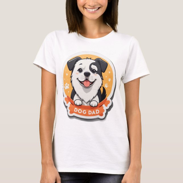 Pai Cachorro / Mãe Cachorro - Camisa Mínima Impres (Frente)