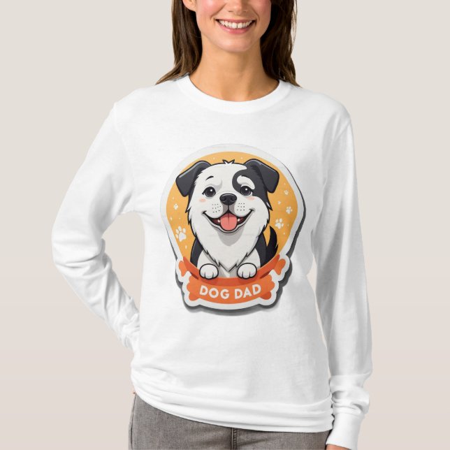 Pai Cachorro / Mãe Cachorro - Camisa Mínima Impres (Frente)