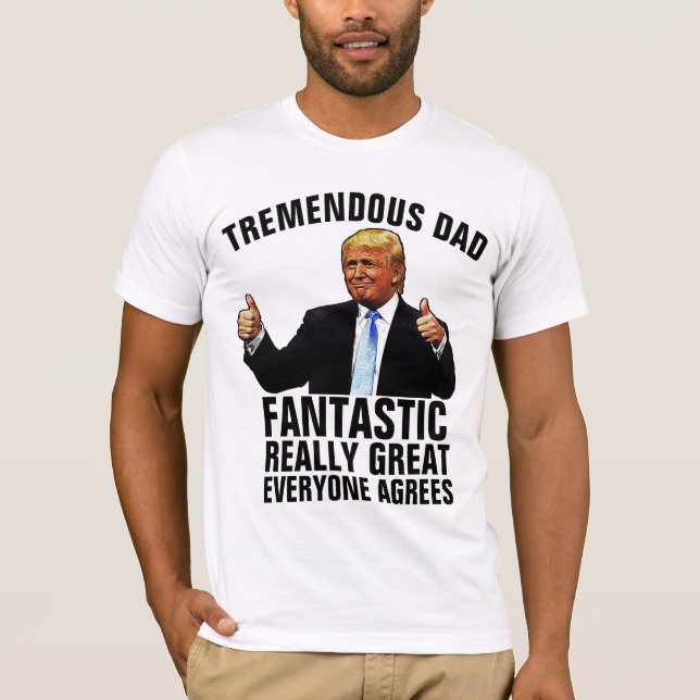 PAI - CAMISAS T TREMENDOUS DA TRUMP DONALD (Frente)