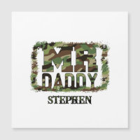 Pai Camouflage com nome personalizado
