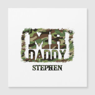 Pai Camouflage com nome personalizado