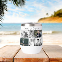 Pai com Crianças e Colagem de Fotos de Pai Familia