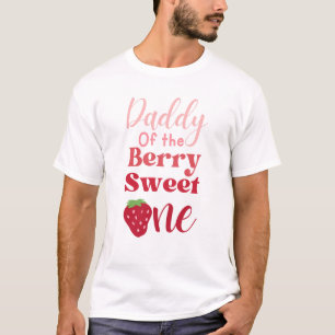 Pai da camisa de morango Berry Sweet One Strawberr