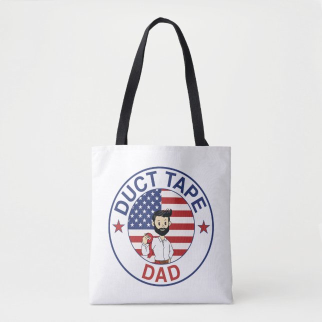 Pai da Fita Adesiva - Bolsa Tote (Frente)
