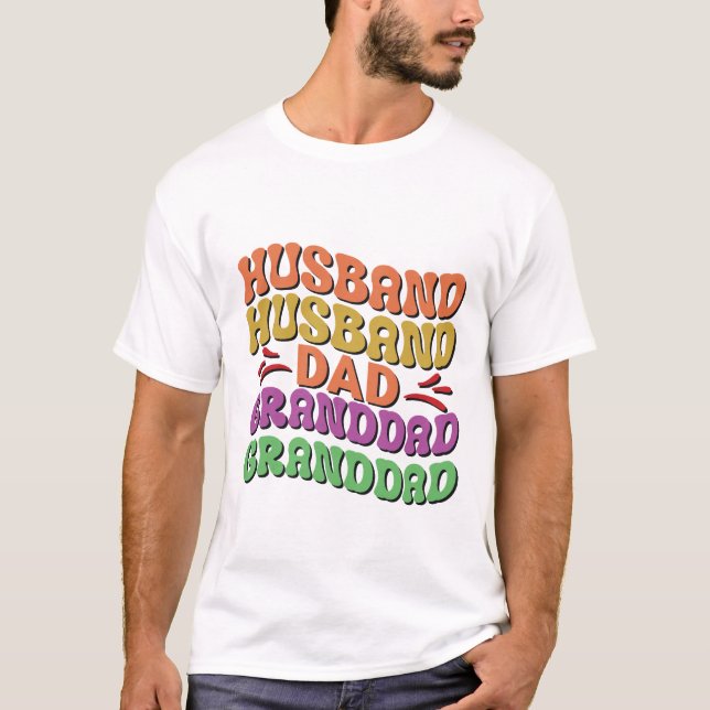 Pai dá o melhor Pai de marido camiseta do avô (Frente)