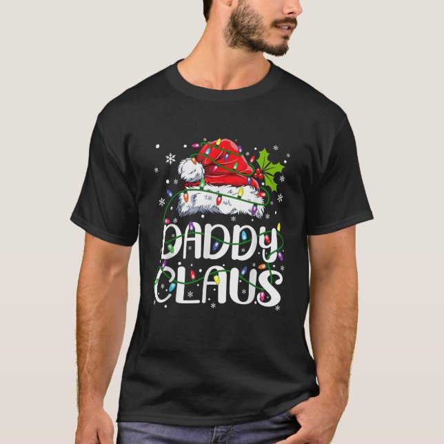 Pai de adolescentes Claus Camisa Luzes de Natal Fa (Frente)