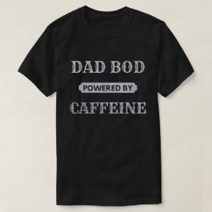Pai De Bacalhau Alimentado Por Camiseta Da Cafeín