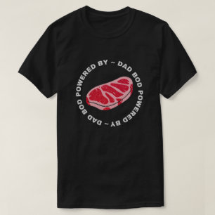 Pai De Bacalhau Alimentado Por Camiseta Glitter De