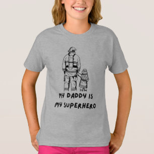 Pai de bombeiro e Design de camisa
