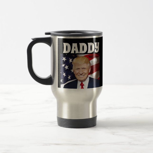 PAI DE CANECAS DE VIAGEM DE CAFÉ DONALD PARA ELA (Esquerda)