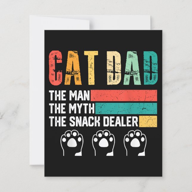 Pai de Gato do Dia Pai (Frente)