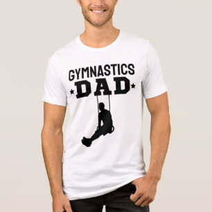 Pai de ginástica T-Shirt - Orgulhoso apoiador-pai