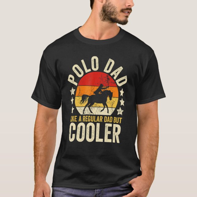 Pai De Mens Polo Como Um Pai Regular, Mas Frio (Frente)