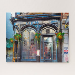 Pai de Natal. Quebra-cabeça de serra