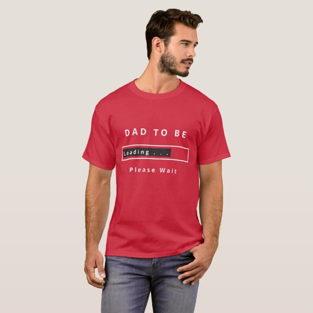 Pai De Ser Uma Camisa Engraçada Com Texto - Person (Frente Completa)