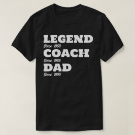 Pai de Treinador de Legenda de tênis - Camisa de D