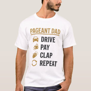 Pai Desfile Dirige Paga Bate Repetir Camisa Design