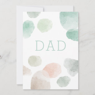 Pai. Dia de os pais Feliz do Pastel de Aquarela