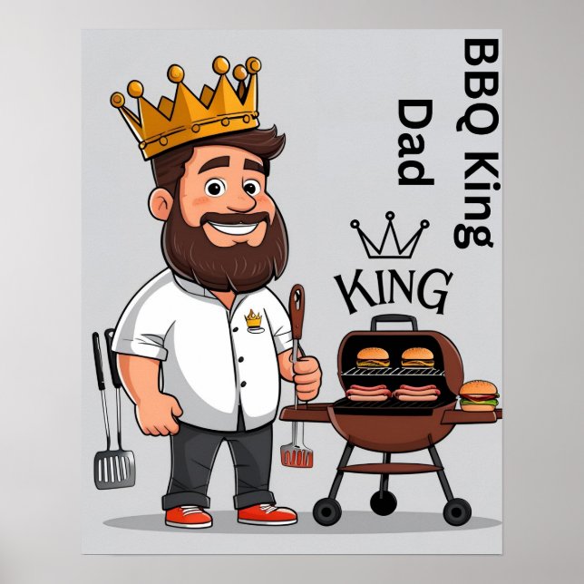 Pai digital do rei do Poster Grill (Frente)