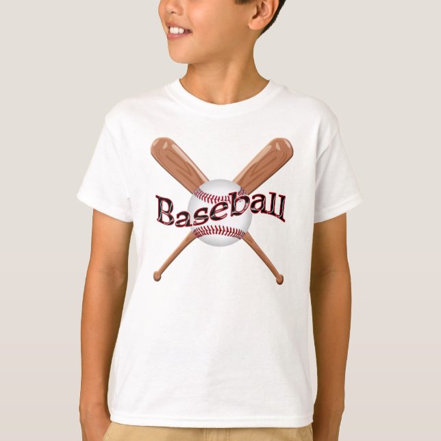 Pai do basebol e camisas de harmonização do filho (Frente)