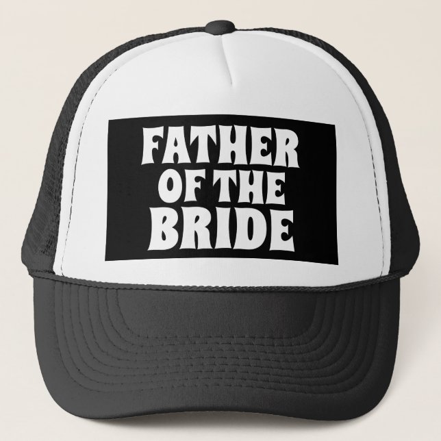 PAI DO BRIDE WEDDING GIFT BALL BONÉS HATS (Frente)