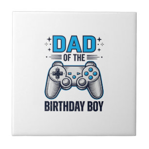 Pai do Menino Aniversariante Camisa de Gamer Desig