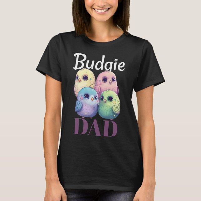 Pai do Orçamento Budgerigar Parakeet Bird Pullover (Frente)