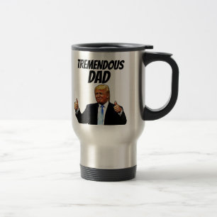 PAI DONALD TRUMP STAINLESS STAINLESS CANECA DE VIA